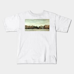 WAPPING DOCK ENTRANCE AND PIER HEAD WAPPING LONDON Kids T-Shirt